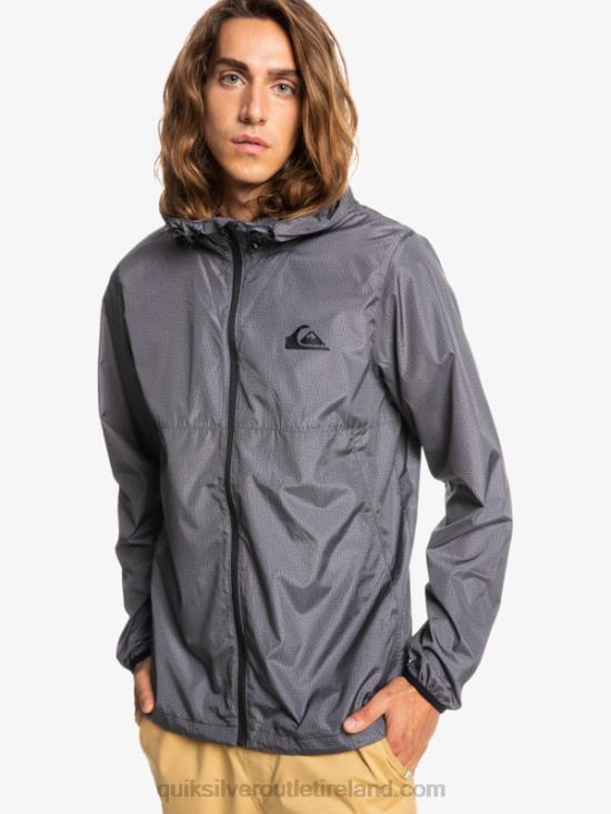 Men Quiksilver Everyday Windbreaker Jacket N02TD1011 dark grey heather