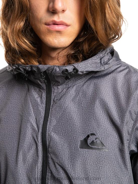 Men Quiksilver Everyday Windbreaker Jacket N02TD1011 dark grey heather