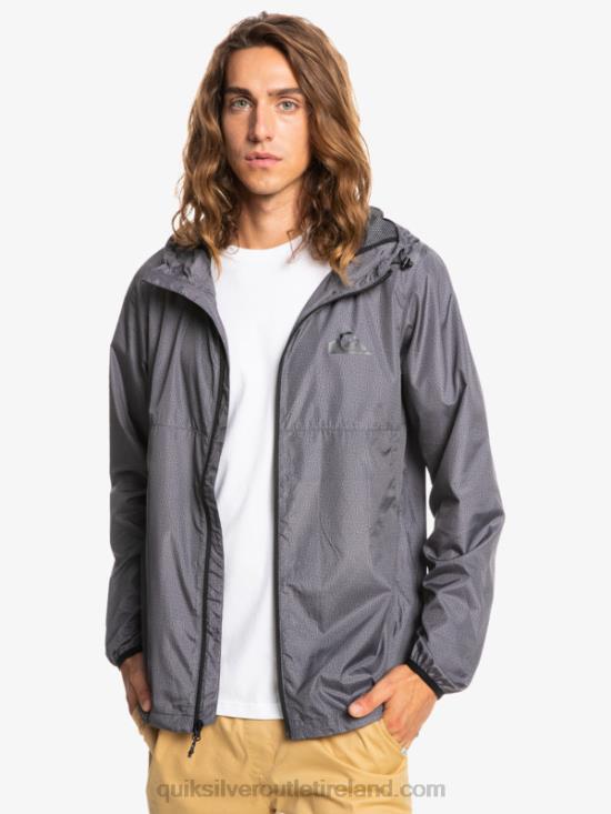 Men Quiksilver Everyday Windbreaker Jacket N02TD1011 dark grey heather