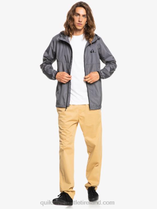 Men Quiksilver Everyday Windbreaker Jacket N02TD1011 dark grey heather