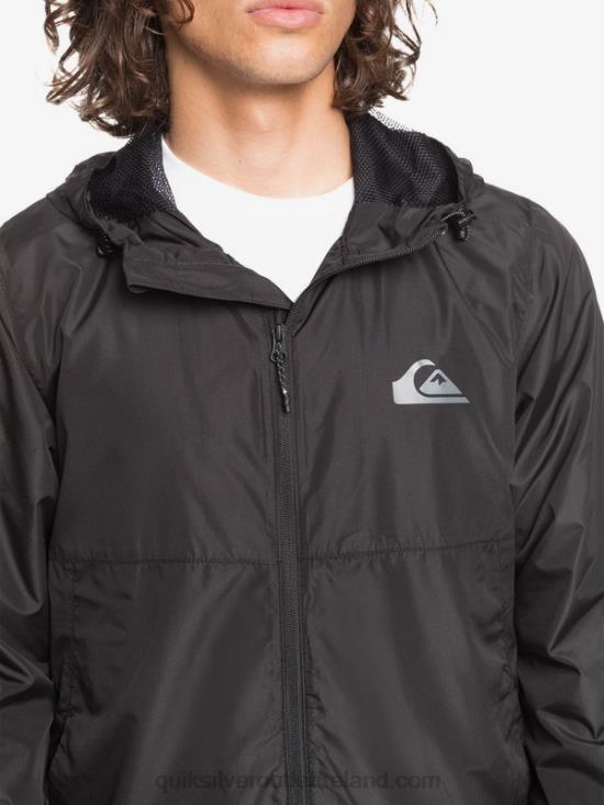 Men Quiksilver Everyday Windbreaker Jacket N02TD1012 black