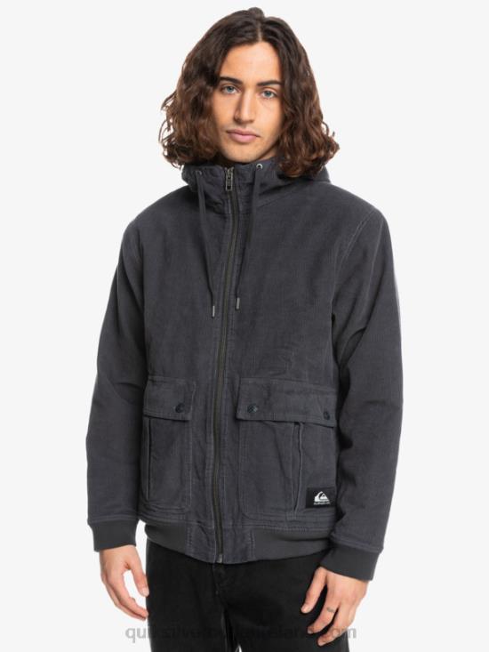 Men Quiksilver Triple Stringer Corduroy Jacket N02TD1558 tarmac
