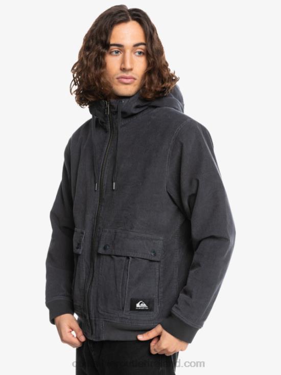 Men Quiksilver Triple Stringer Corduroy Jacket N02TD1558 tarmac