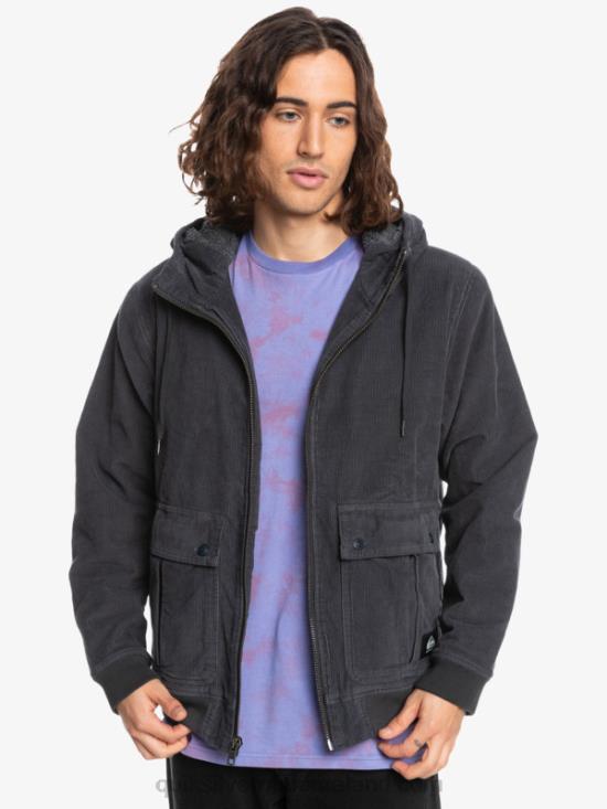 Men Quiksilver Triple Stringer Corduroy Jacket N02TD1558 tarmac