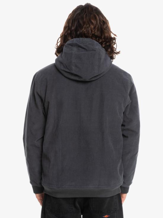 Men Quiksilver Triple Stringer Corduroy Jacket N02TD1558 tarmac