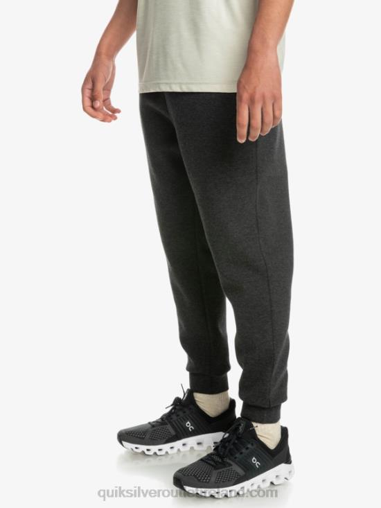 Men Quiksilver Step Off Fleece Joggers N02TD1721 phantom heather