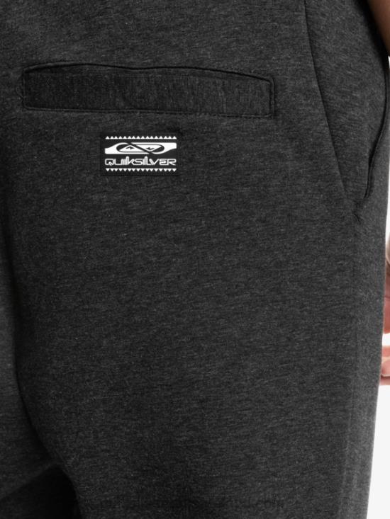 Men Quiksilver Step Off Fleece Joggers N02TD1721 phantom heather