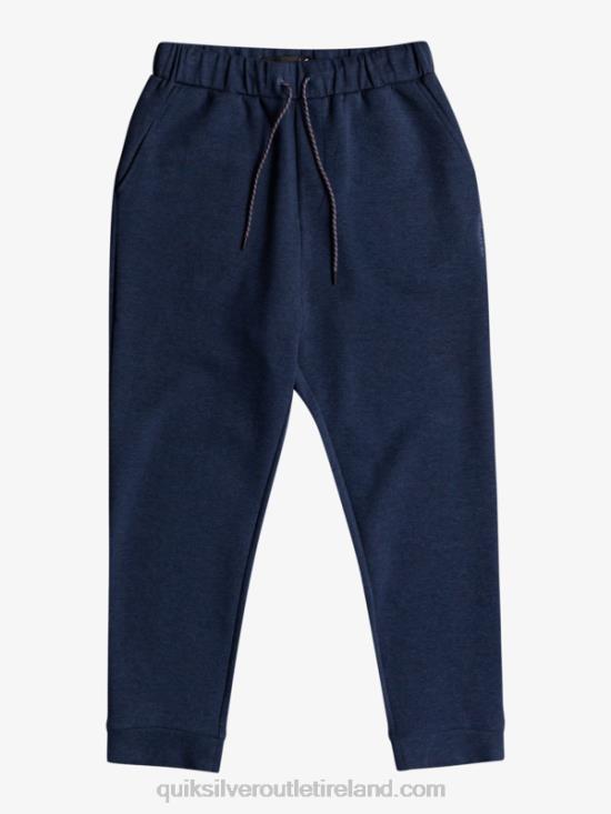 Men Quiksilver Step Off Fleece Joggers N02TD1722 insignia blue heather
