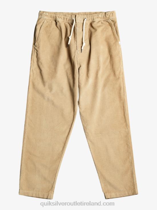 Men Quiksilver Cord Beach Cruiser Corduroy Pants N02TD920 plage