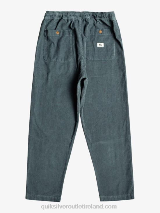 Men Quiksilver Cord Beach Cruiser Corduroy Pants N02TD921 dark slate