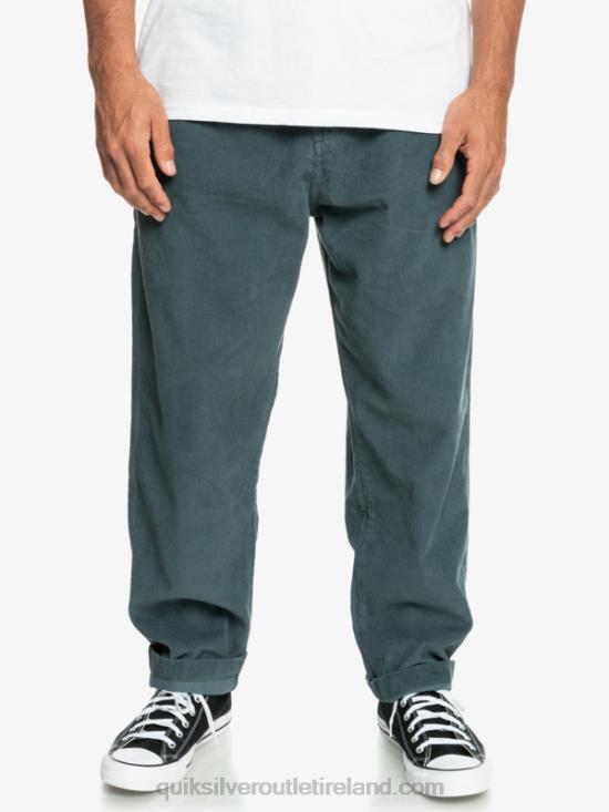 Men Quiksilver Cord Beach Cruiser Corduroy Pants N02TD921 dark slate