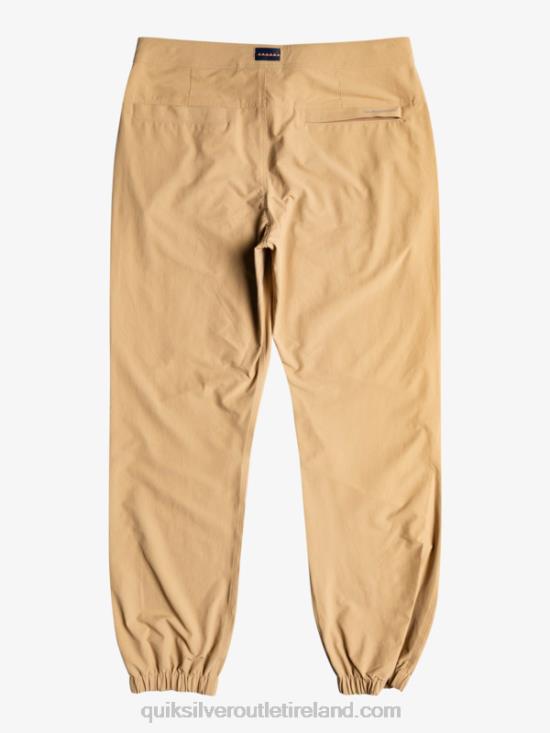 Men Quiksilver Sea Bed Cargo Pants N02TD1846 tannin