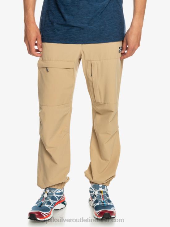 Men Quiksilver Sea Bed Cargo Pants N02TD1846 tannin