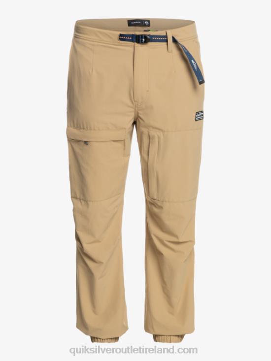 Men Quiksilver Sea Bed Cargo Pants N02TD1846 tannin