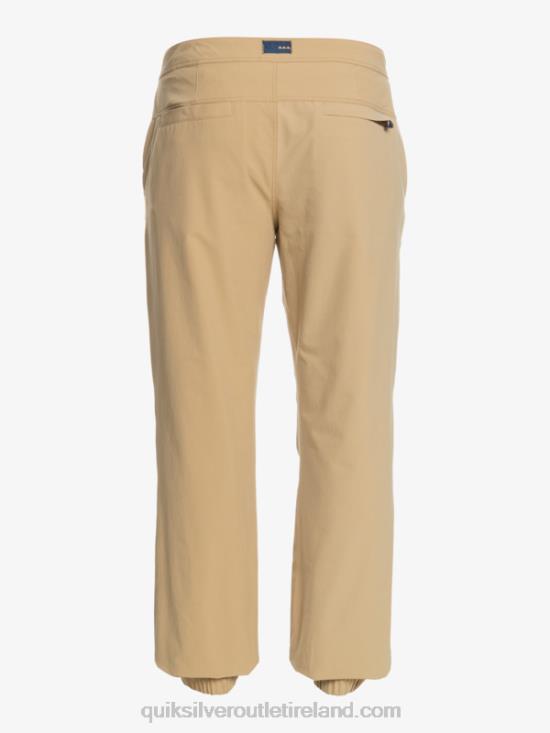 Men Quiksilver Sea Bed Cargo Pants N02TD1846 tannin