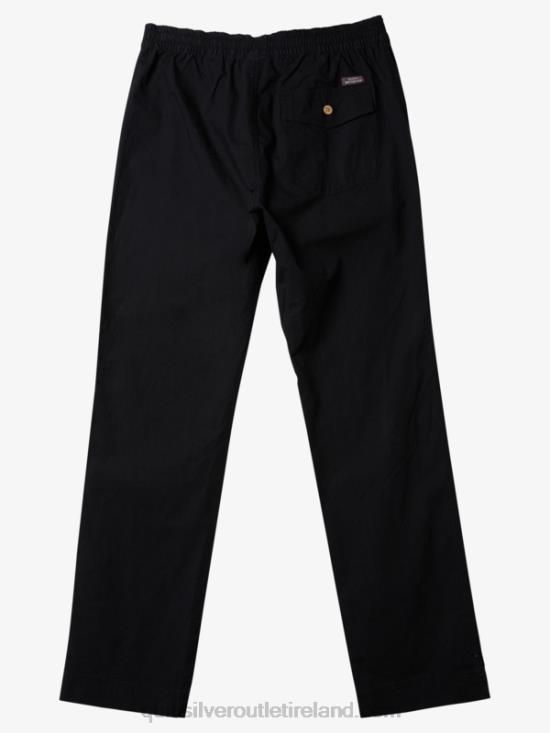 Men Quiksilver Waterman After Surf Pants N02TD791 black