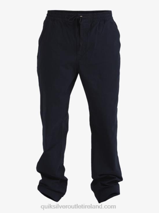 Men Quiksilver Waterman After Surf Pants N02TD791 black
