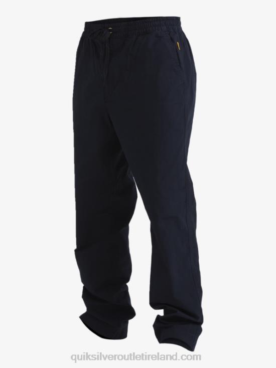 Men Quiksilver Waterman After Surf Pants N02TD791 black