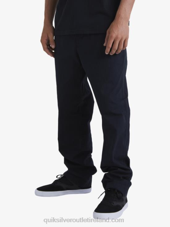 Men Quiksilver Waterman After Surf Pants N02TD791 black