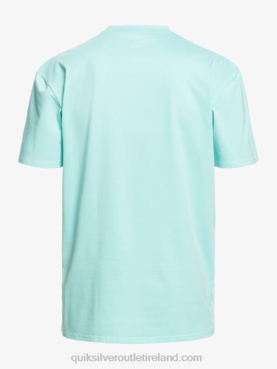 Men Quiksilver Heritage Heather Short Sleeve UPF 50 Surf T-Shirt N02TD1128 angel blue heather