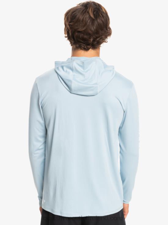 Men Quiksilver Omni Session UPF 50 Long Sleeve Surf Tee N02TD771 celestial blue