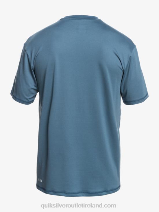 Men Quiksilver Omni Session UPF 50 Short Sleeve Surf Tee N02TD537 bering sea
