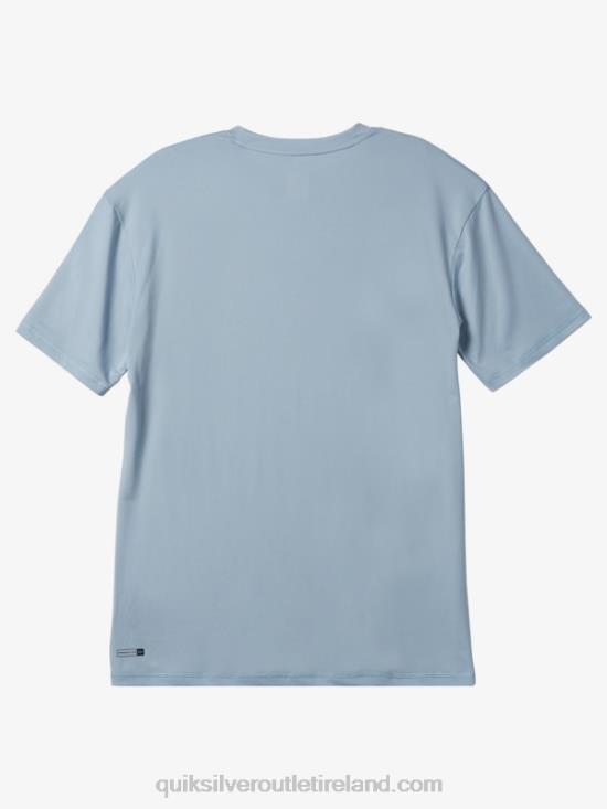 Men Quiksilver Omni Session UPF 50 Short Sleeve Surf Tee N02TD540 celestial blue