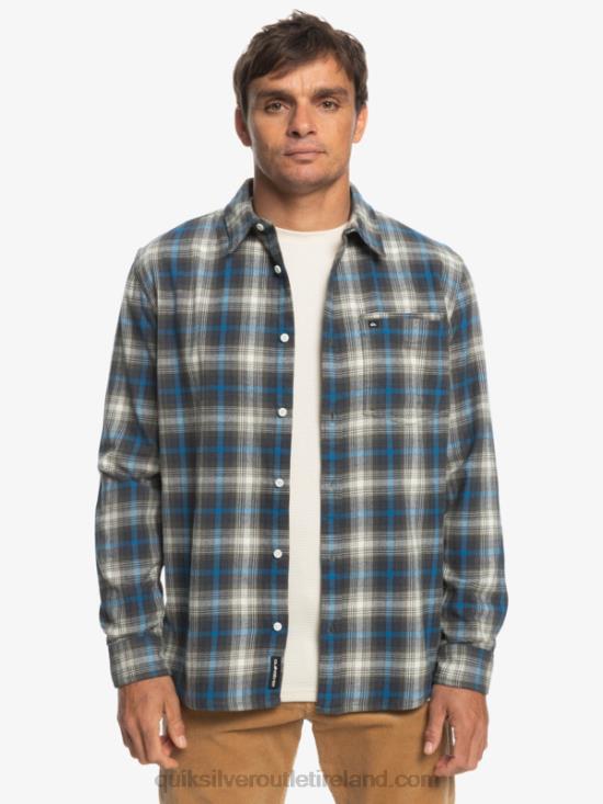 Men Quiksilver Cramond Stretch Long Sleeve Shirt N02TD1048 grape leaf cramond