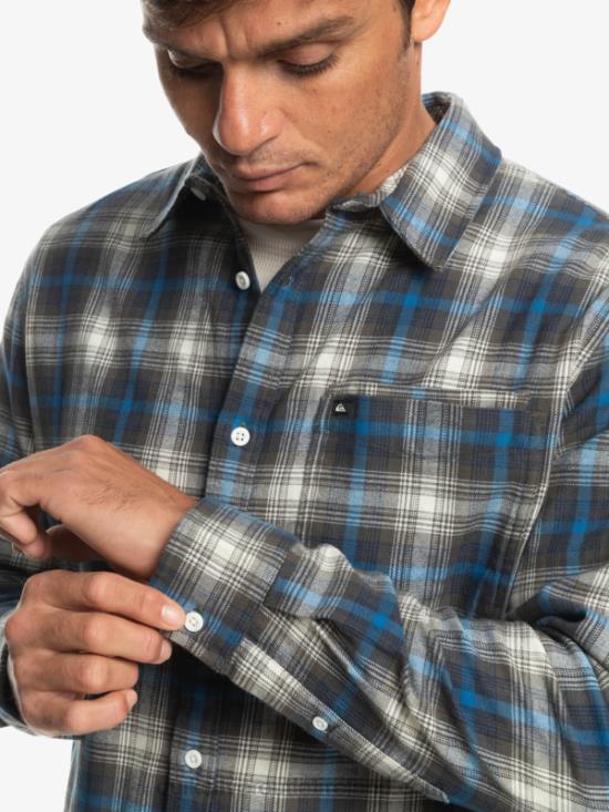 Men Quiksilver Cramond Stretch Long Sleeve Shirt N02TD1048 grape leaf cramond