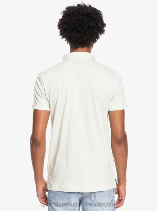 Men Quiksilver Everyday Sun Cruise Short Sleeve Polo Shirt N02TD1554 celendine