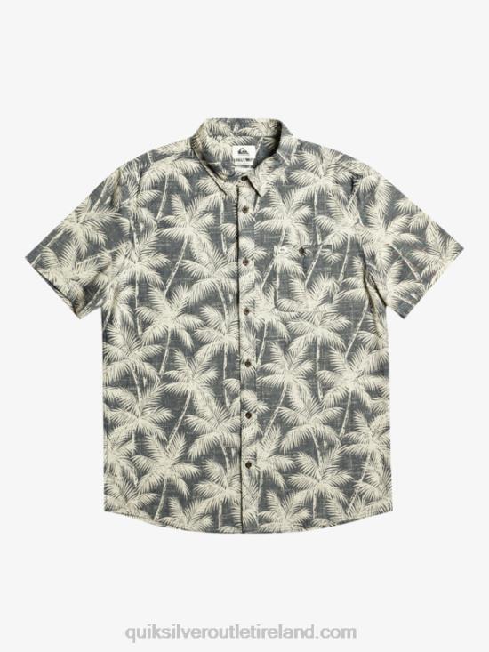 Men Quiksilver Fleeting Moment Short Sleeve Shirt N02TD995 navy fleeting moment
