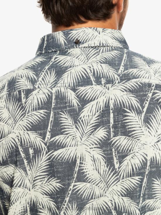 Men Quiksilver Fleeting Moment Short Sleeve Shirt N02TD995 navy fleeting moment