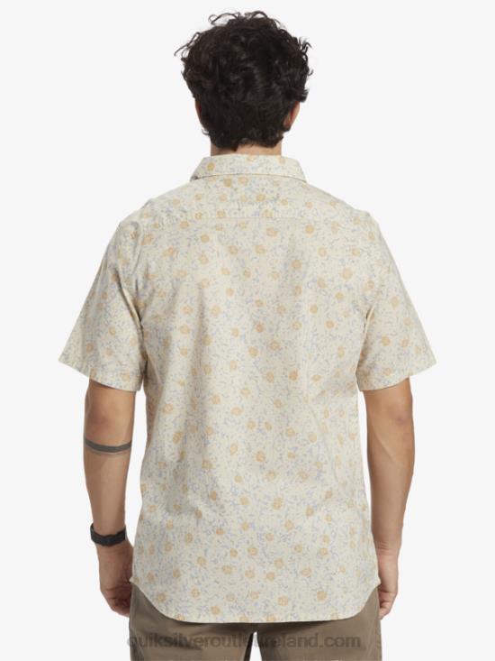 Men Quiksilver Mellow Fuzz Short Sleeve Shirt N02TD1232 birch mellow fuzz
