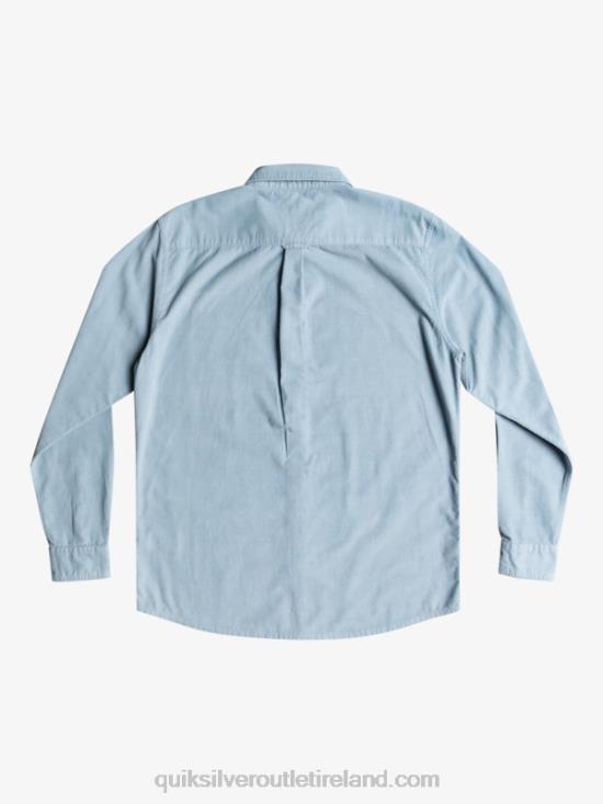Men Quiksilver Smoke Trail Long Sleeve Shirt N02TD1225 ashley blue