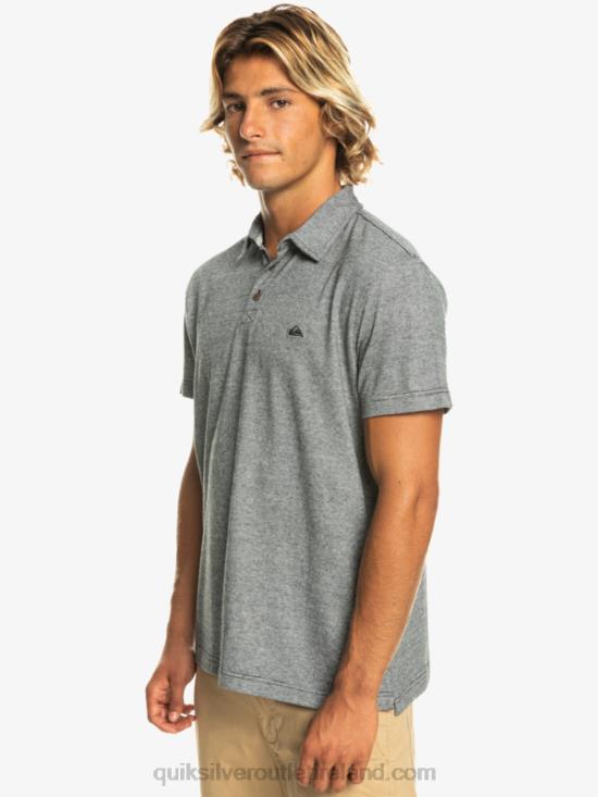 Men Quiksilver Sunset Cruise Short Sleeve Polo Shirt N02TD476 black
