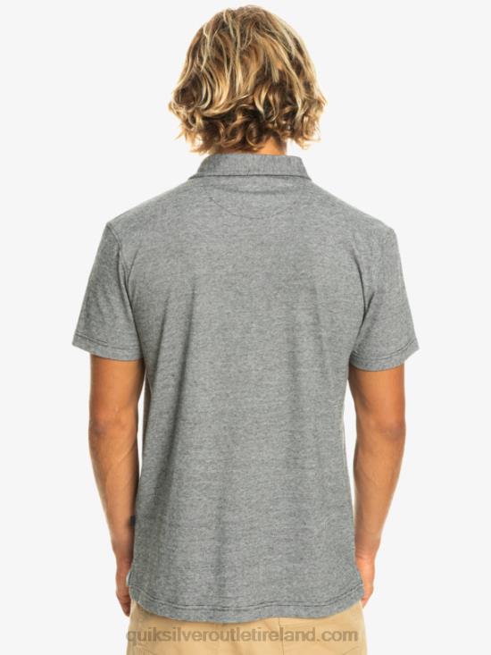 Men Quiksilver Sunset Cruise Short Sleeve Polo Shirt N02TD476 black