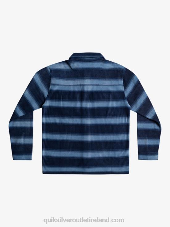 Men Quiksilver Surf Days Long Sleeve Flannel Shirt N02TD1556 navy blazer flannel stripe