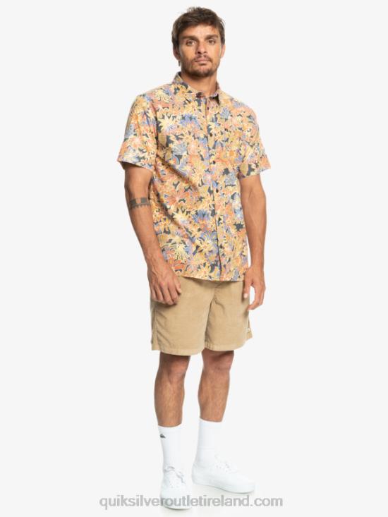 Men Quiksilver Surfadelica Short Sleeve Shirt N02TD967 dark slate surfadelica
