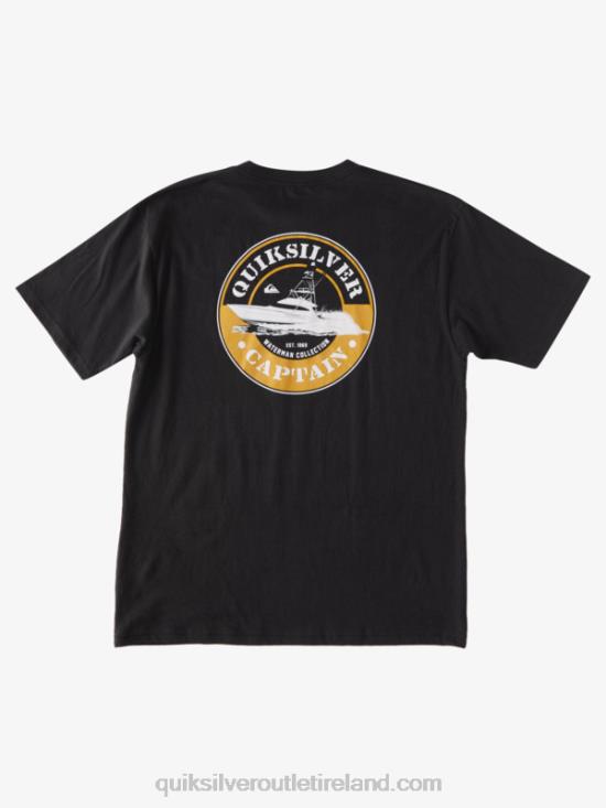 Men Quiksilver W Captains Journey T-Shirt N02TD1372 black