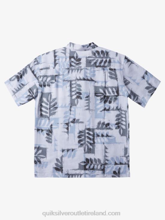 Men Quiksilver Waterman Canoes Reef Technical Short Sleeve Shirt N02TD398 white canoes reef w