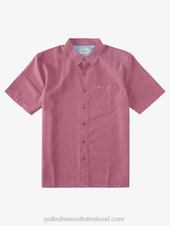 Men Quiksilver Waterman Centinela Premium Anti-Wrinkle Shirt N02TD1302 mellow mauve centinella