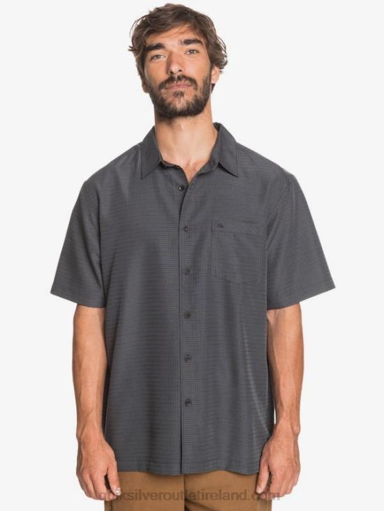 Men Quiksilver Waterman Centinela Premium Anti-Wrinkle Shirt N02TD1303 black centinella