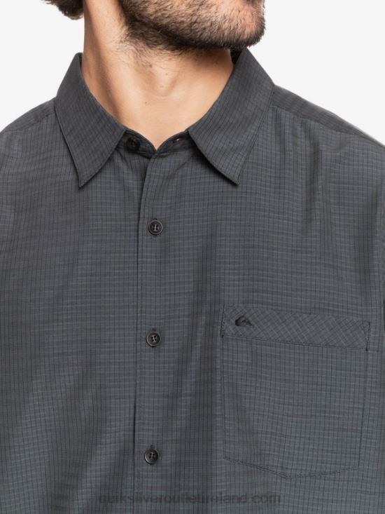 Men Quiksilver Waterman Centinela Premium Anti-Wrinkle Shirt N02TD1303 black centinella