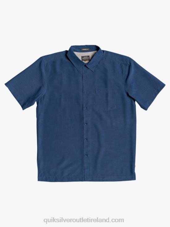 Men Quiksilver Waterman Centinela Premium Anti-Wrinkle Shirt N02TD1304 midnight navy centinella