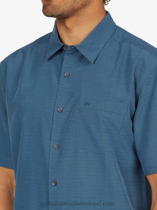 Men Quiksilver Waterman Centinela Premium Anti-Wrinkle Shirt N02TD1304 midnight navy centinella