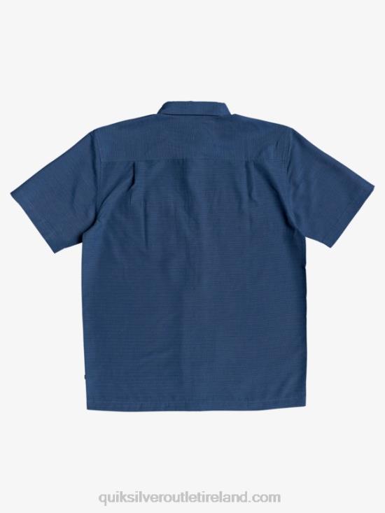 Men Quiksilver Waterman Centinela Premium Anti-Wrinkle Shirt N02TD1304 midnight navy centinella