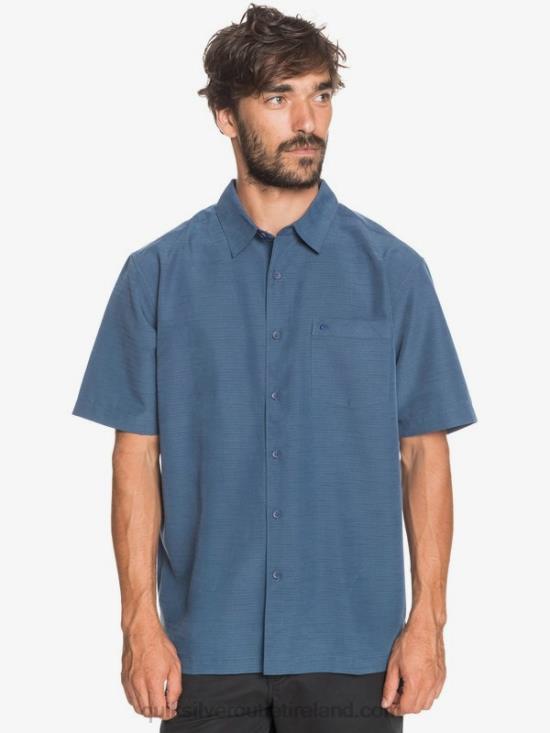 Men Quiksilver Waterman Centinela Premium Anti-Wrinkle Shirt N02TD1304 midnight navy centinella