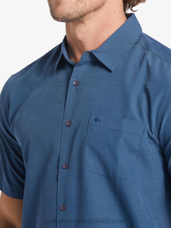 Men Quiksilver Waterman Centinela Premium Anti-Wrinkle Shirt N02TD1304 midnight navy centinella