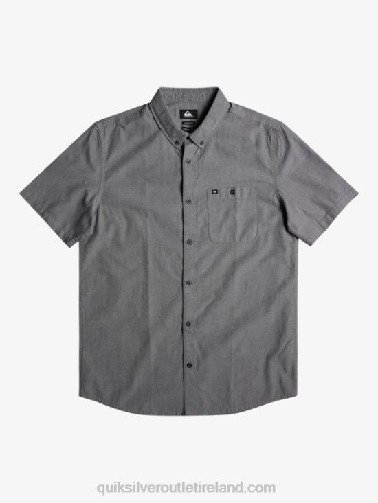 Men Quiksilver Winfall Short Sleeve Shirt N02TD376 black