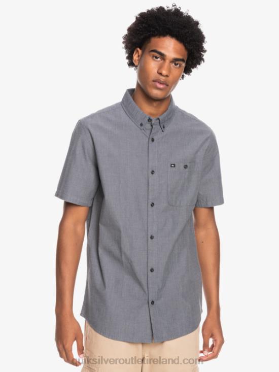 Men Quiksilver Winfall Short Sleeve Shirt N02TD376 black
